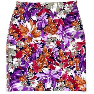NWOT J. McLaughlin Reversible Pull-On Scuba Style Skirt